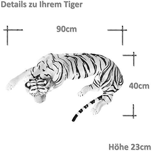 Peluche Tigre 90x40 cm variant 2 