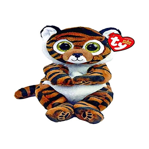 Peluche Tigre marron 9.5x13.5 cm