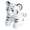 Peluche Tigre blanc 15 cm - miniature