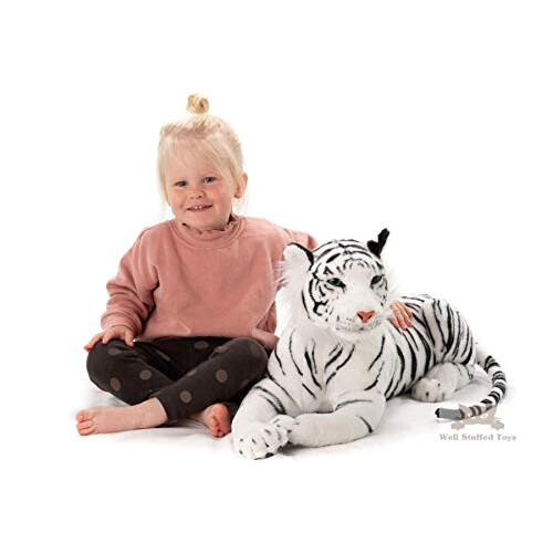 Peluche Tigre blanc 100 cm