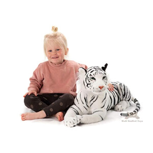 Peluche Tigre blanc 100 cm