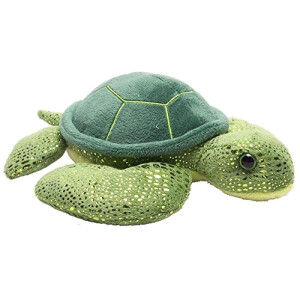 Peluche Tortue de mer verte 18 cm