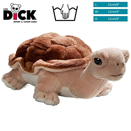 Peluche Tortue marron - 21 cm variant 0 