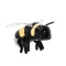 Peluche Abeille naturel 16 cm - miniature variant 1