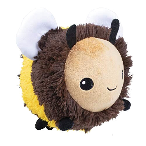 Peluche Abeille jaune/brun 18 cm
