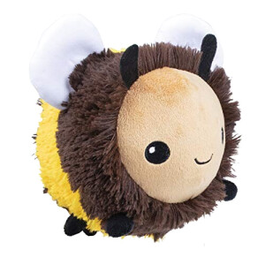 Peluche Abeille jaune/brun 18 cm