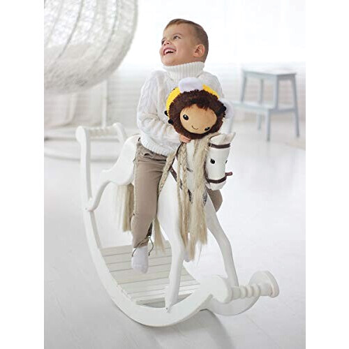 Peluche Abeille jaune/brun 18 cm variant 3 