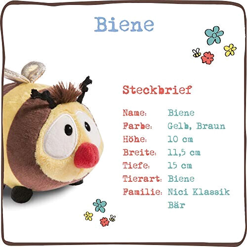 Peluche Abeille noires 17 cm variant 1 