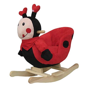 Peluche Coccinelle blanc 60x32 cm