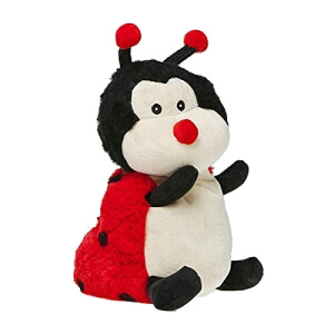 Peluche Coccinelle rouge noir 15x15 cm