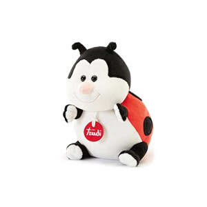 Peluche Coccinelle blanc rouge et noir