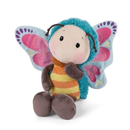 Peluche Papillon bleu 25 cm