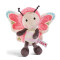 Peluche Papillon rose 18 cm - miniature