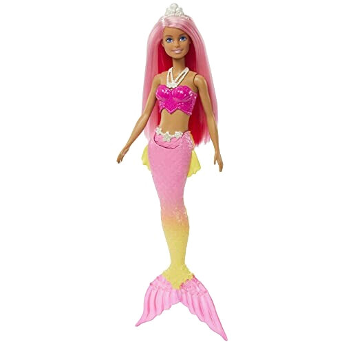 Peluche Sirène multicolour