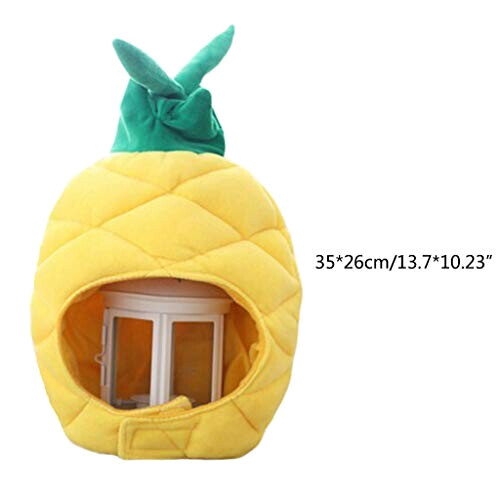 Peluche Ananas jaune + vert 35x26 cm variant 1 