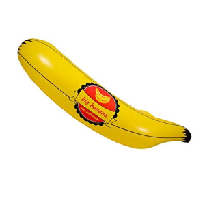 Peluche Banane multicolore 70x20 cm