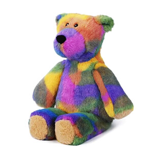 Peluche Arc en ciel ours arc-en-ciel 35 cm