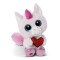 Peluche Coeur licorne wubby wub 15 cm - miniature