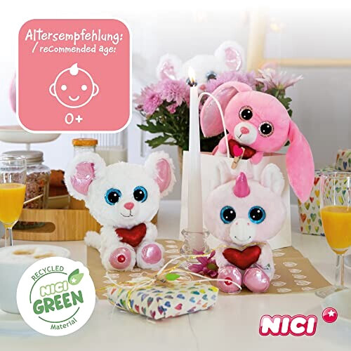 Peluche Coeur licorne wubby wub 15 cm variant 3 