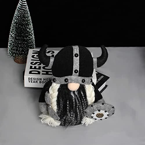Peluche Viking noir 26 cm variant 3 