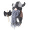 Peluche Viking gris 26.5x18 cm - miniature