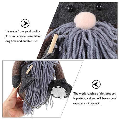 Peluche Viking gris 26.5x18 cm variant 0 
