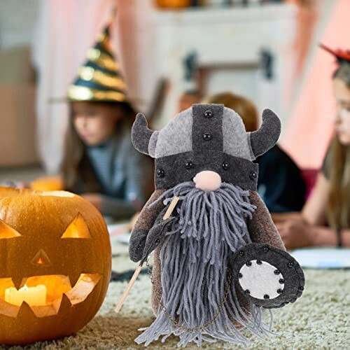 Peluche Viking gris 26.5x18 cm variant 5 