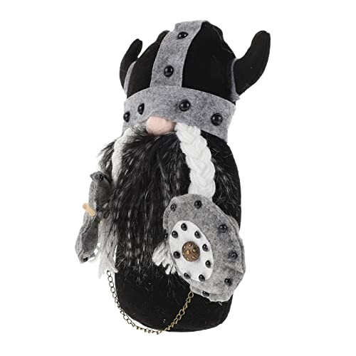 Peluche Viking noir 26.5x18 cm