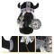 Peluche Viking noir 26.5x18 cm - miniature variant 1
