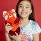 Peluche rouge 24 cm - miniature variant 1