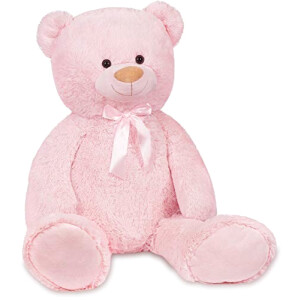 Peluche rose 100 cm