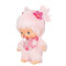 Peluche rose rosa 16 cm - miniature variant 1