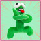 Peluche vert - miniature variant 2