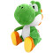 Peluche vert blanc noir orange 30 cm - miniature