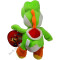Peluche vert blanc noir orange 30 cm - miniature variant 1