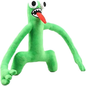 Peluche vert rouge 25 cm