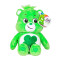 Peluche vert blanc 23 cm - miniature
