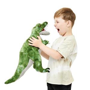 Peluche vert t-rex 56 cm