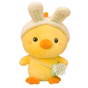 Peluche jaune type 25 cm