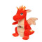 Peluche orange 20 cm - miniature