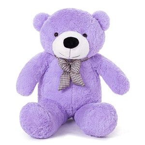 Peluche violet 120 cm