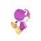 Peluche violet 20 cm - miniature variant 1