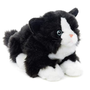 Peluche noir et blanc 20 cm