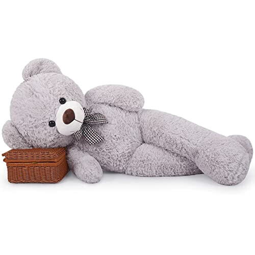 Peluche gris 110 cm variant 2 