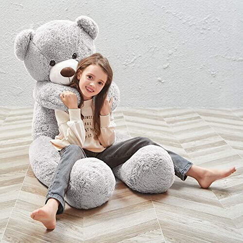 Peluche gris 110 cm variant 3 