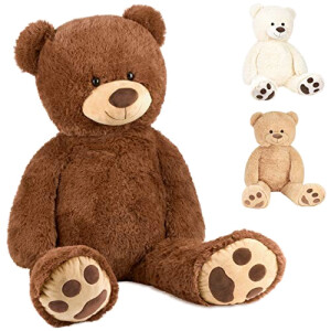 Peluche marron 100 cm