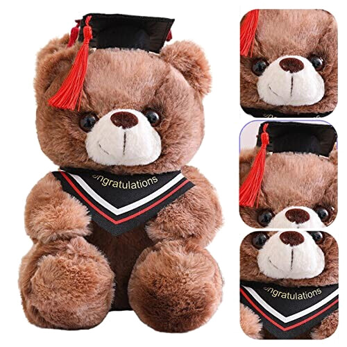 Peluche marron bavoir foncé variant 3 