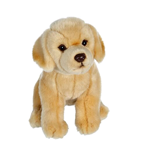 Peluche beige labrador 25 cm