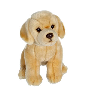 Peluche beige labrador 25 cm